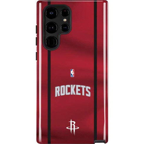 NBA Houston Rockets Jersey Galaxy S25 Ultra Impact Case